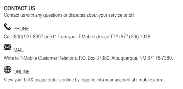 where to find t mobile wireless number