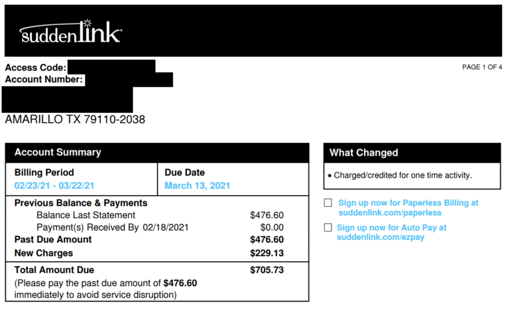 how to lower your suddenlink bill