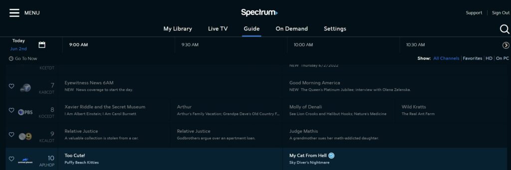 pbs channel on spectrum