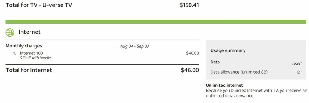 lower att internet bill