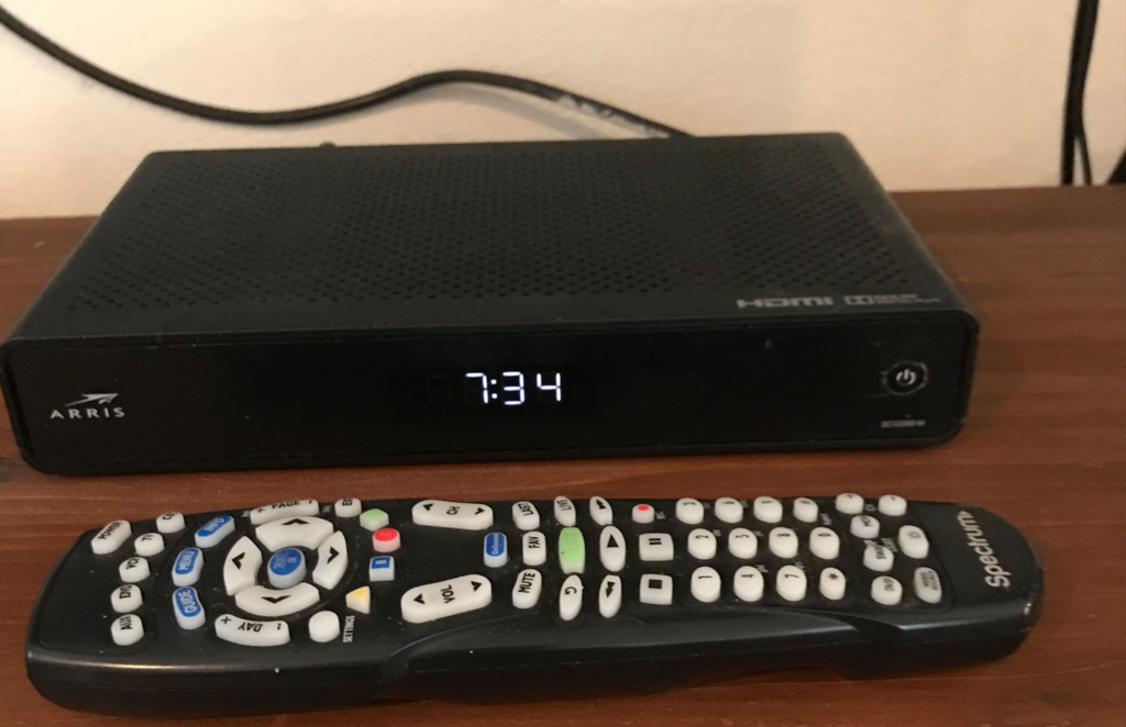 spectrum remote cable box not working