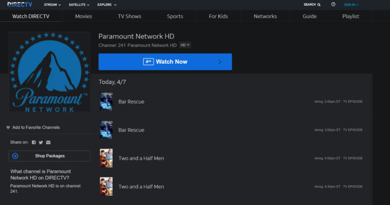 2024 Paramount DirecTV Channel List - Can You Get Paramount Plus On Direct Tv