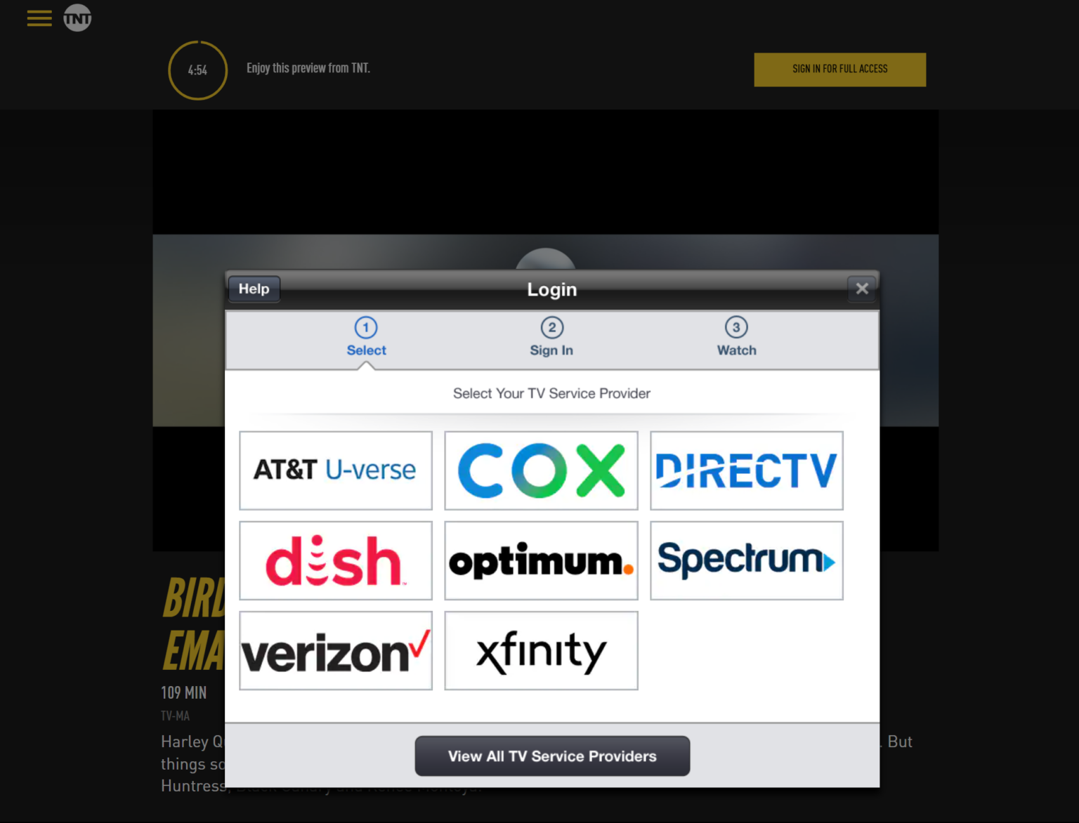 2023 TNT Dish Channel List