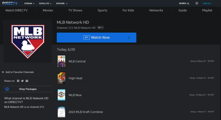 directv-mlb-network-channel-list-2023-update