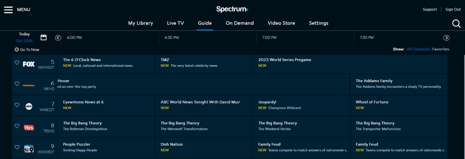 Spectrum ABC Channel List (2023 Update)